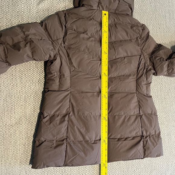 KENNETH COLE BROWN WOMENS HOODED QUILTED LINED  PUFFER JACKET SIZE LARGE *NWT* - Picture 14 of 14